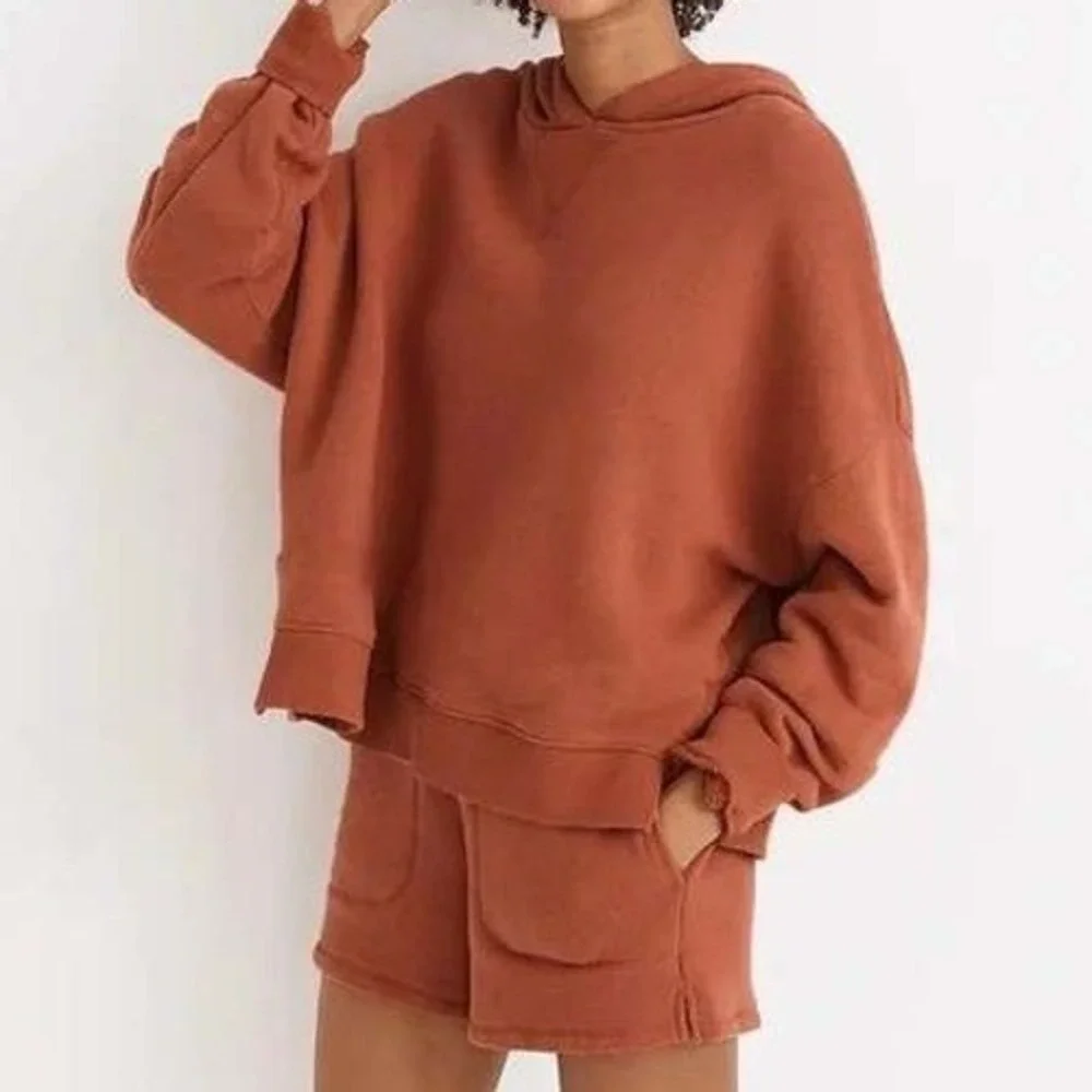 Madewell Mwl Airyterry Hoodie Sweatshirt Sz‎ S